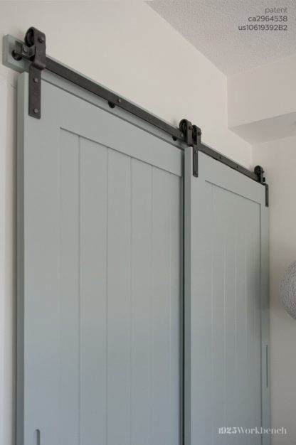 Single Track Bypass Barn Door Hardware - Image 2