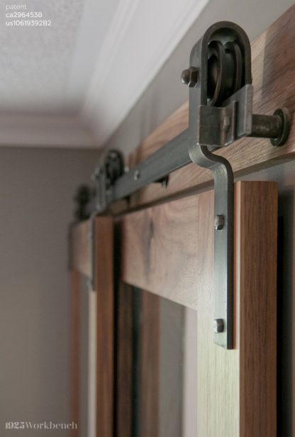 Single Track Bypass Barn Door Hardware - Image 6