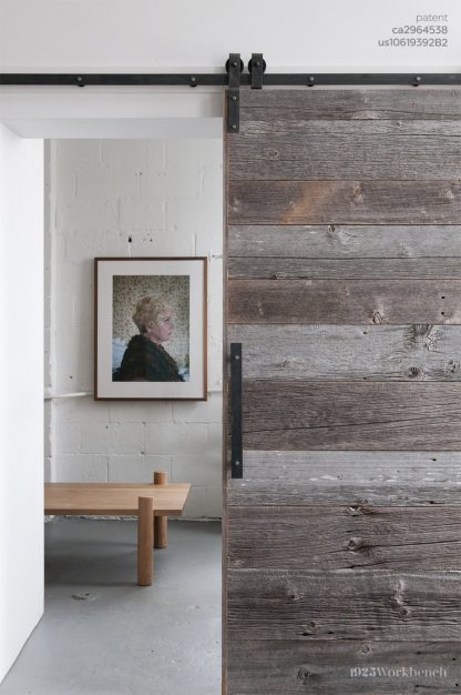 Single Track Bypass Barn Door Hardware - Image 5