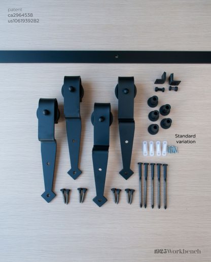 Single Track Bypass Barn Door Hardware - Image 26