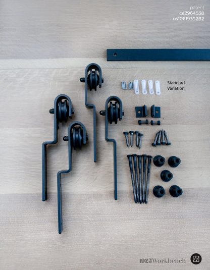 Single Track Bypass Barn Door Hardware - Image 25